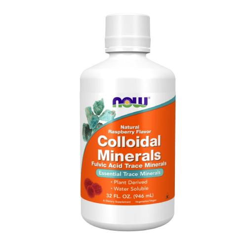 Miniaturka artykułu - NOW Colloidal Minerals Minerały koloidalne Raspberry, 946ml