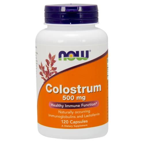 Miniaturka artykułu - NOW Colostrum -120 kapsułek