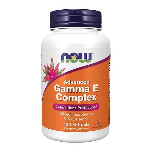 Miniaturka artykułu - Now Foods Advanced Gamma E Complex, 120 kaps.