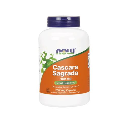 Miniaturka artykułu - Now Foods Cascara Sagrada 450 mg, 250 kaps.
