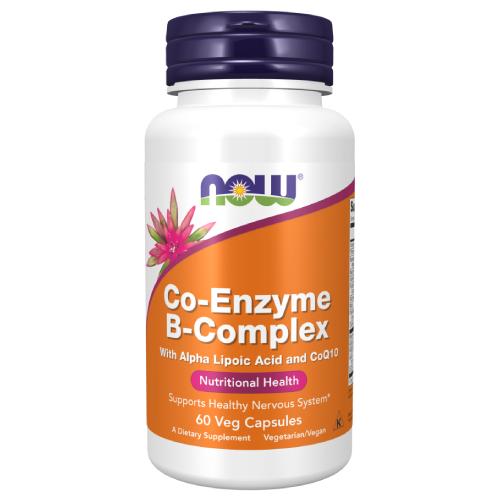 Miniaturka artykułu - NOW FOODS Co-Enzyme B-Complex, 60 kaps.