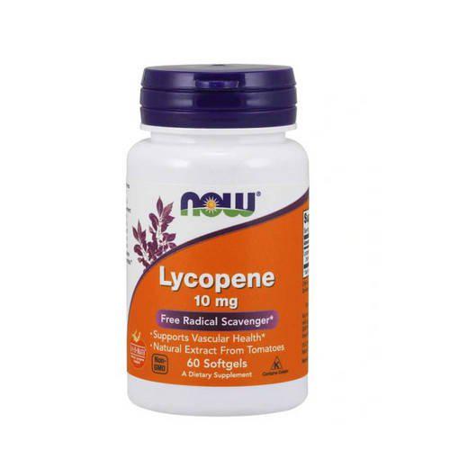 Miniaturka artykułu - Now Foods Likopen 10 mg kaps. 60 kaps.