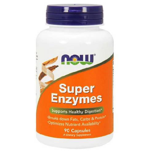 Miniaturka artykułu - NOW FOODS Super Enzymes - 90 kapsułek
