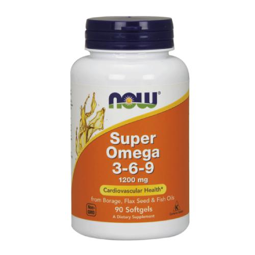 Miniaturka artykułu - Now Foods Super Omega 3-6-9 1200 mg, 90 kaps.