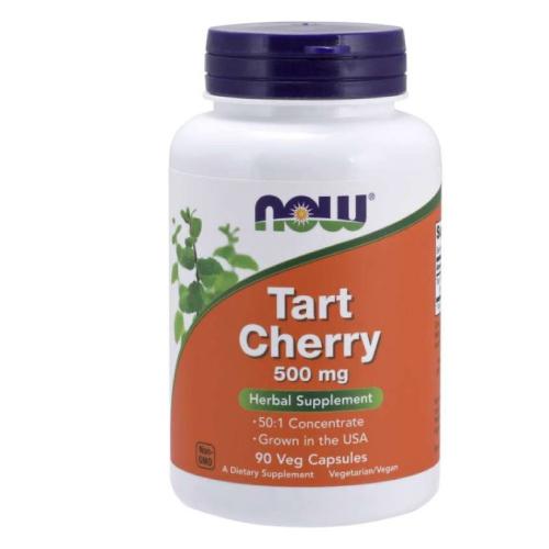 Miniaturka artykułu - NOW FOODS Tart Cherry 500mg, 90 kapsułek