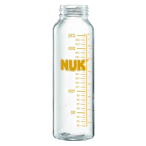 Miniaturka artykułu - NUK MedicPro Butelka szklana z gwintem wielokrotnego użytku, 230ml