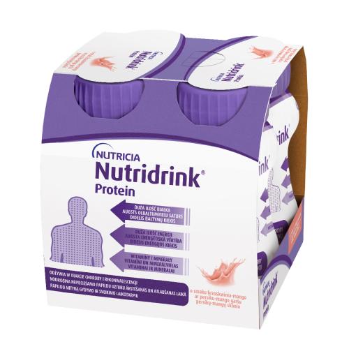 Miniaturka artykułu - Nutridrink Protein brzoskwinia-mango, 4x125ml