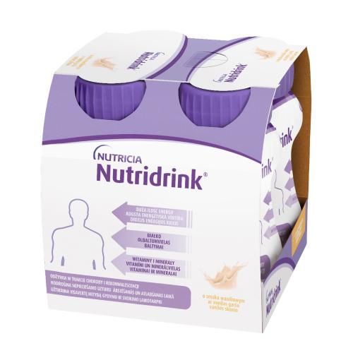 Miniaturka artykułu - Nutridrink wanilia, 4x125ml 