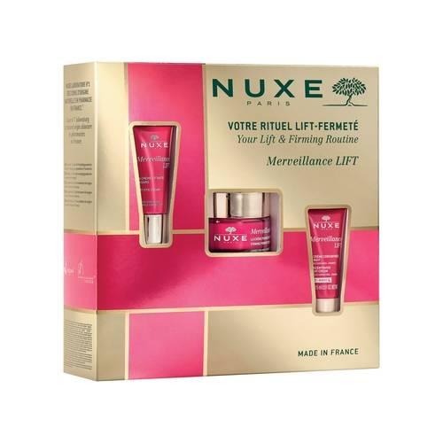 Miniaturka artykułu - NUXE Zestaw Merveillance LIFT Krem do twarzy, 50 ml + Krem pod oczy, 15 ml + Krem na noc, 15 ml