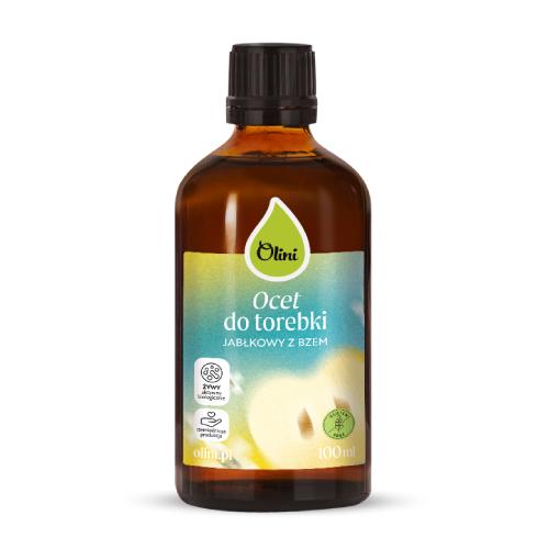 Miniaturka artykułu - Olini Ocet jabłkowy z kwiatem bzu, 100 ml