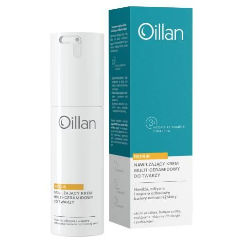 Miniaturka artykułu - Oillan Repair Nawilżający krem multi-ceramidowy do twarzy, 50 ml