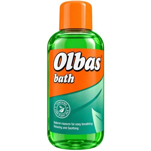 Miniaturka artykułu - Olbas Bath Olejek do kąpieli z dodatkiem olejk&oacute;w eterycznych, 250 ml