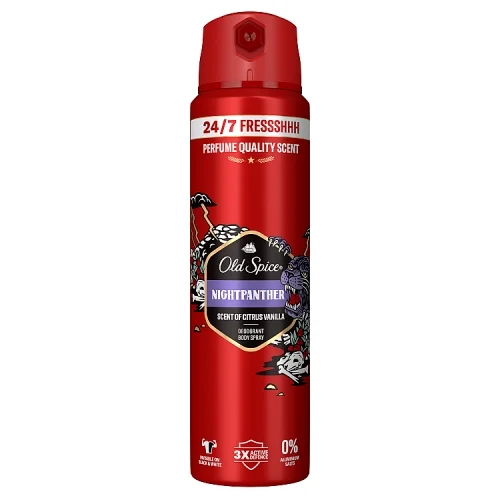 Miniaturka artykułu - Old Spice Night Panther Dezodorant w sprayu dla mężczyzn, 150 ml