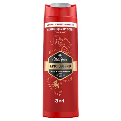 Miniaturka artykułu - Old Spice Epic Legend 3w1 Żel pod prysznic dla mężczyzn, 400 ml