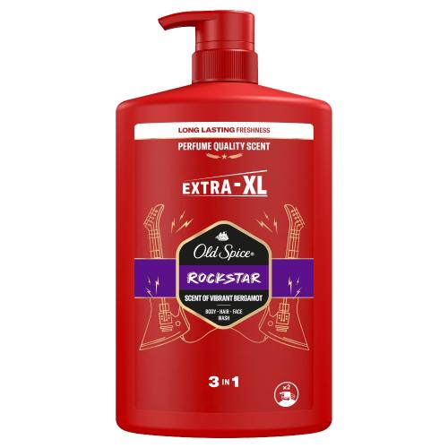 Miniaturka artykułu - Old Spice Rockstar Żel pod prysznic i szampon dla mężczyzn 3w1, 1000 ml