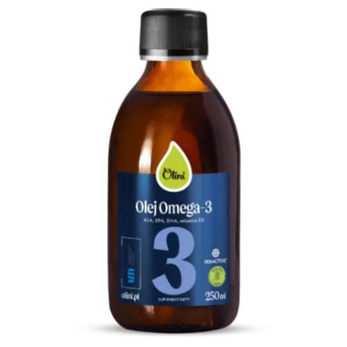 Miniaturka artykułu - Olini Olej Omega-3, 250 ml