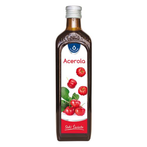Miniaturka artykułu - OLEOFARM Acerola Sok z aceroli, 490ml