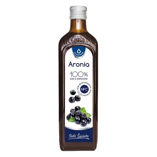 Miniaturka artykułu - Oleofarm Sok z aronii, 490 ml
