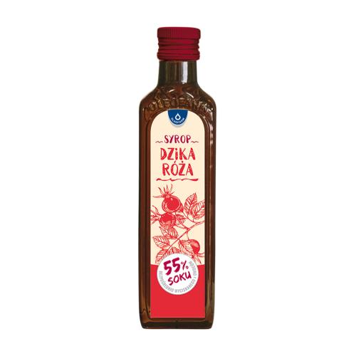 Miniaturka artykułu - OLEOFARM Dzika R&oacute;ża Syrop z dzikiej r&oacute;ży, 250ml