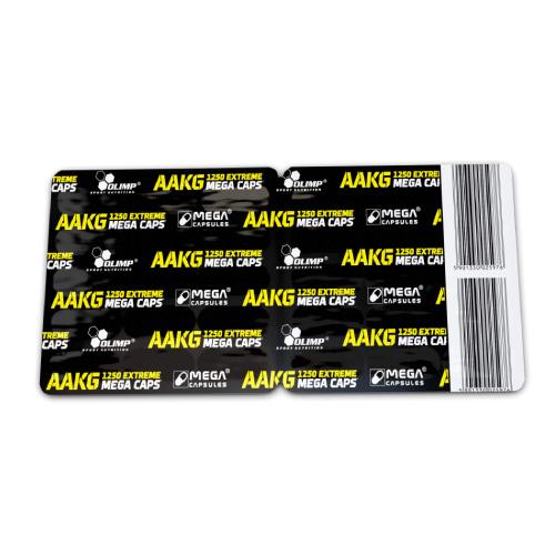 Miniaturka artykułu - OLIMP AAKG 1250 Extreme Mega Caps, 30 kaps.