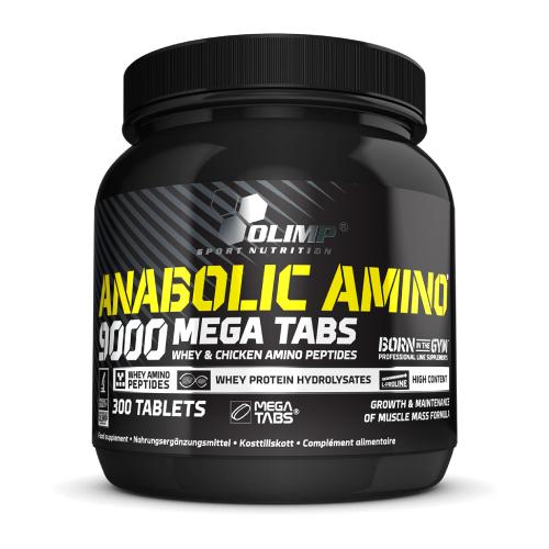 Miniaturka artykułu - OLIMP Anabolic Amino 9000 Mega Tabs, 300 tabl.