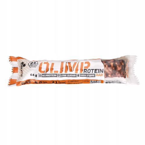 Miniaturka artykułu - OLIMP Baton wysokobiałkowy Protein Bar Peanut Butter, 64g