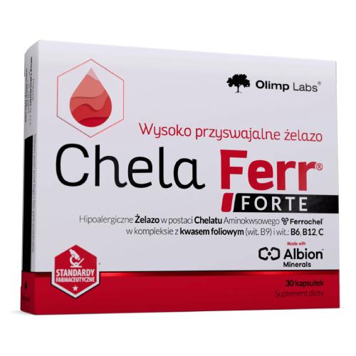Miniaturka artykułu - OLIMP CHELA-FERR FORTE - 30 kapsułek