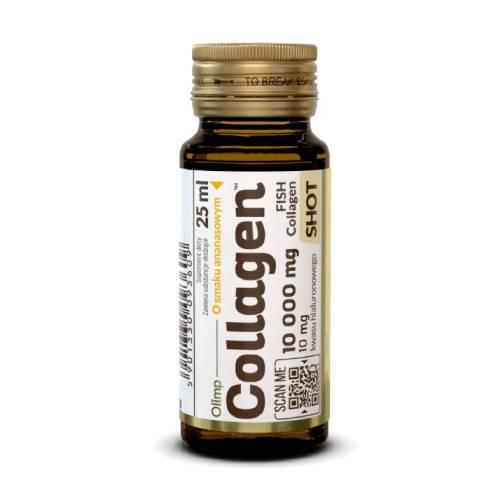 Miniaturka artykułu - Olimp Collagen Shot Ampułka szklana, 25 ml - suplement diety z kolagenem