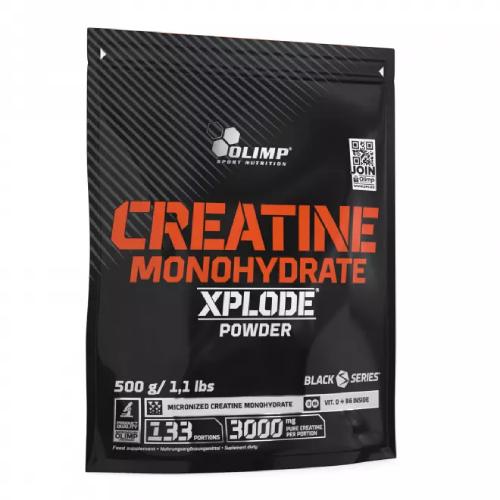 Miniaturka artykułu - OLIMP Creatine Monohydrate Xplode Powder smak pomarańczowy, 500g