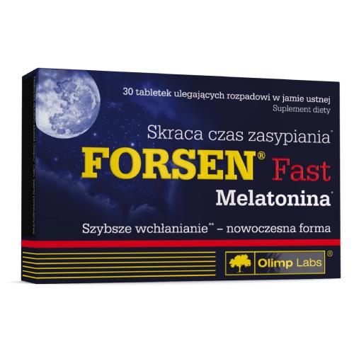 Miniaturka artykułu - OLIMP Forsen Fast Melatonina - 30 tabletek