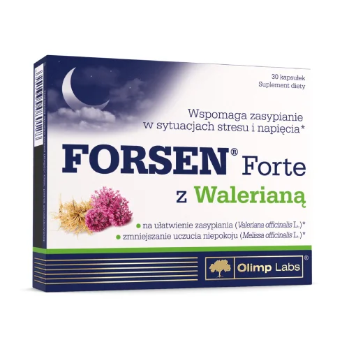 Miniaturka artykułu - Olimp Forsen Forte z Walerianą, 30 kaps.