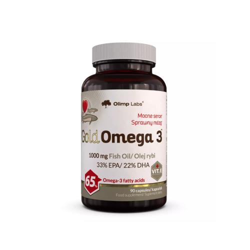 Miniaturka artykułu - OLIMP GOLD Omega 3 1000mg, 90kaps.