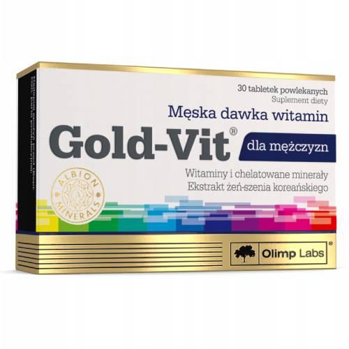 Miniaturka artykułu - OLIMP Gold-Vit dla mężczyzn - 30 tabletek