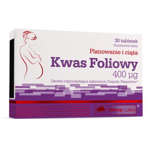 Miniaturka artykułu - OLIMP KWAS FOLIOWY - 30 tabletek