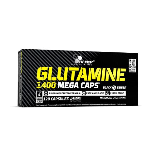 Miniaturka artykułu - OLIMP L-Glutamine 1400 Mega Caps, 120kaps.