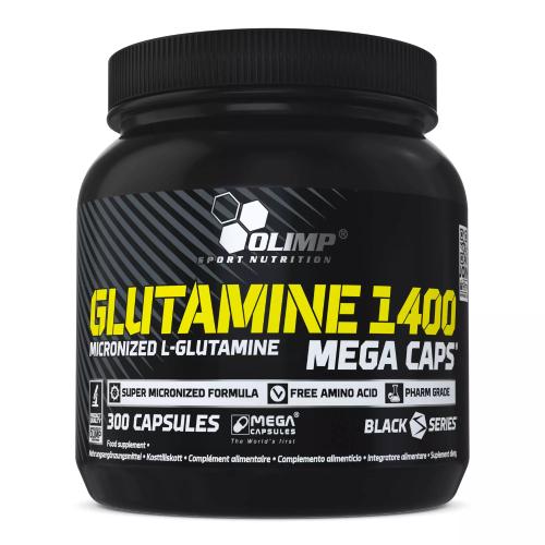 Miniaturka artykułu - OLIMP L-Glutamine 1400 Mega Caps, 300kaps.