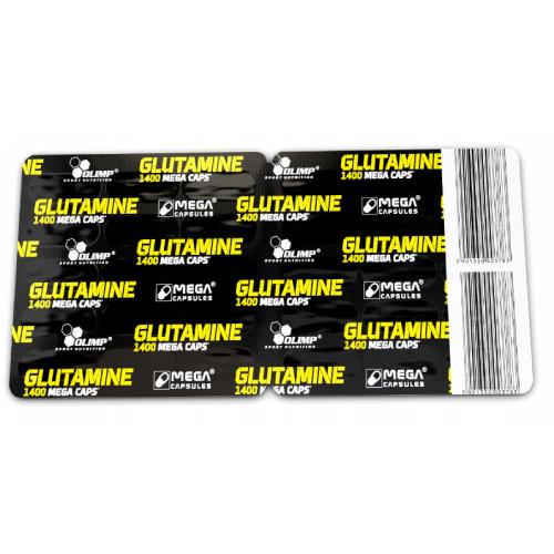 Miniaturka artykułu - OLIMP L-Glutamine 1400 Mega Caps, 30kaps.