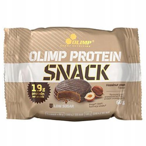 Miniaturka artykułu - OLIMP Wafel wysokobiałkowy Protein Snack Hanzelnut Cream, 60g