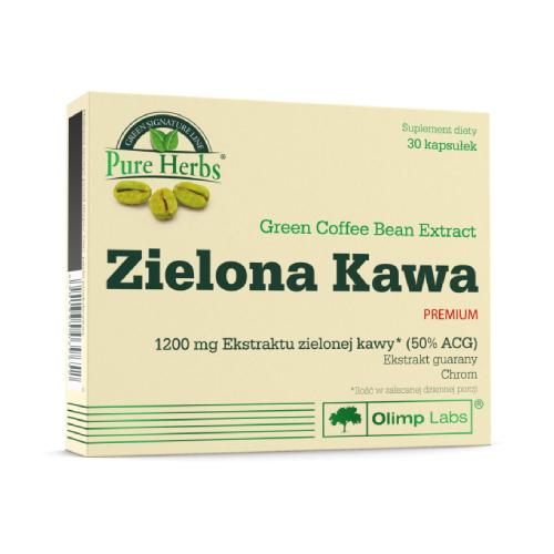 Miniaturka artykułu - OLIMP Zielona Kawa Premium, 30 kapsułek