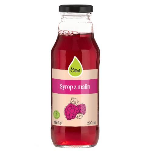 Miniaturka artykułu - Olini Syrop z malin, 290 ml