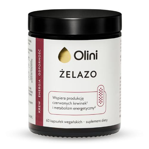 Miniaturka artykułu - Olini Żelazo, 60 kaps.