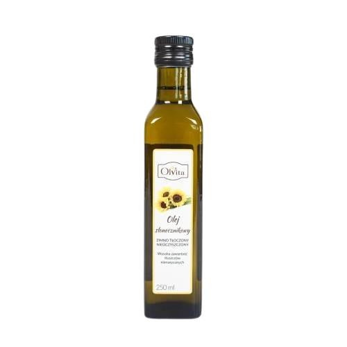 OLVITA Olej słonecznikowy zimno tłoczony, 250ml