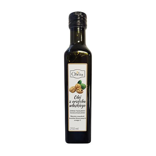 OLVITA Olej z orzecha włoskiego zimno tłoczony, 250ml 
