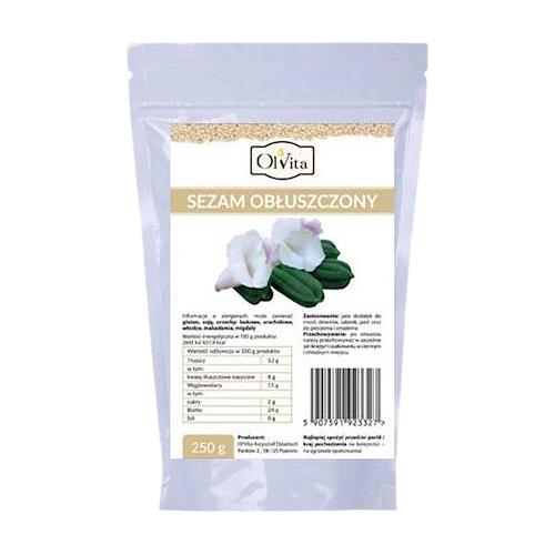 Miniaturka artykułu - Olvita Sezam obłuszczony, 250 g