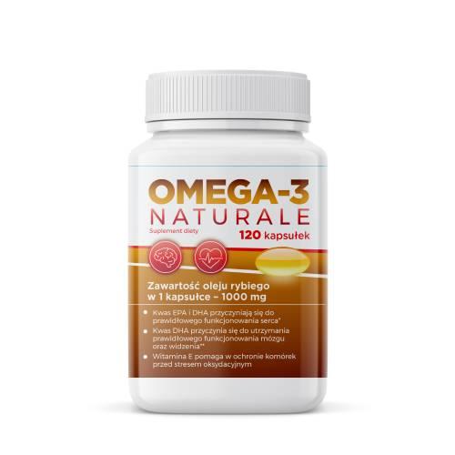 Miniaturka artykułu - Omega-3 Naturale, 120 kaps.