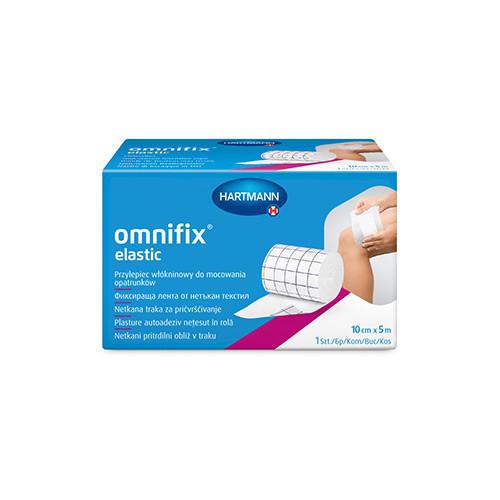 Miniaturka artykułu - Omnifix elastic 10cm x 5m Przylepiec elastyczny, 1szt.