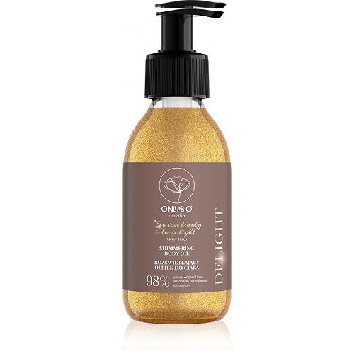 Miniaturka artykułu - OnlyBio Delight rozświetlający olejek do ciała, 150ml