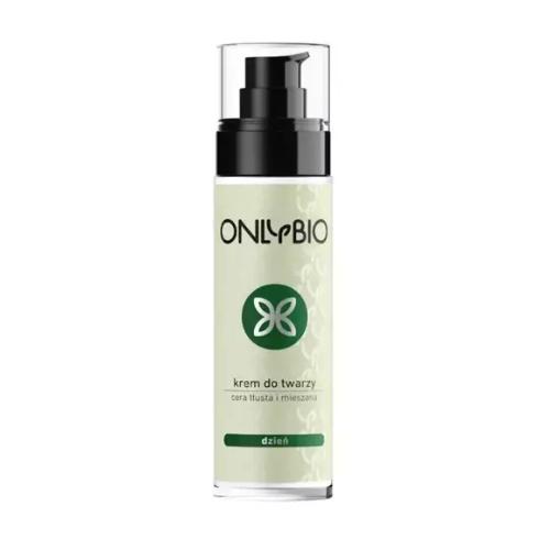 Miniaturka artykułu - OnlyBio Krem do twarzy na dzień cera tłusta i mieszana, 50ml