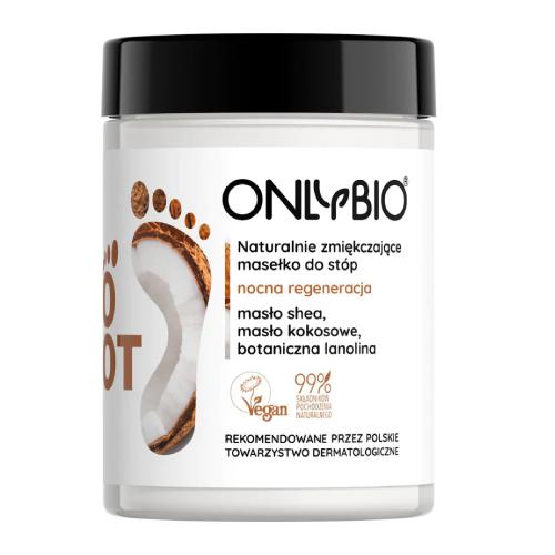Miniaturka artykułu - OnlyBio Naturalnie zmiękczające masełko do st&oacute;p, 90ml