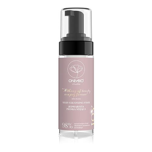 Miniaturka artykułu - OnlyBio Ritualia Joy Pianka myjąca do twarzy jedwabista,150 ml